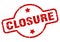 closure stamp