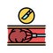clot removal color icon vector illustration