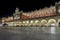 The Cloth Hall during the night in Krakow, Lesser Poland,