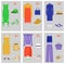 Clothes collection images set vector illustration