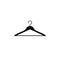Clothes Hanger Icon Logo Template Isolated on White Background. Vector