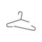 Clothes hanger, recycling garbage concept, utilize waste vector Illustration on a white background