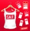 Clothes labels sale set