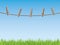 Clothes line background