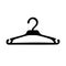 Clothes rack. The hanger is simple and convenient for the wardrobe.