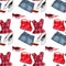 Clothes seamless pattern