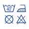 Clothes wash icons