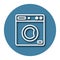 Clothes washer line icon