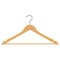 Clothes wooden hangers set for jackets pants