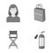 Clothespin, clothespin and other monochrome icon in cartoon style.Purchase, fire icons in set collection.