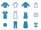 Clothing icons set 2