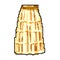 clothing skirt fashion game pixel art vector illustration