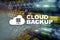 Cloud backup. Server data loss prevention. Cyber security