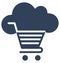 Cloud Cart Isolated Vector Icon that can easily modify or edit. Cloud Cart Isolated Vector Icon that can easily modify or edit.