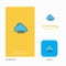 Cloud circuit Company Logo App Icon and Splash Page Design. Creative Business App Design Elements