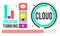 Cloud Cloud Computing Cloud Networking Data Storage Concept