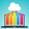 Cloud Colorful Laptop Banners