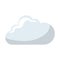 Cloud comic isolated icon