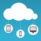 Cloud Computing abstract illustration