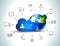 Cloud Computing concept background