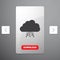 cloud, computing, data, hosting, network Glyph Icon in Carousal Pagination Slider Design & Red Download Button