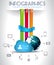 Cloud Computing Infographic concept background