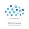 Cloud Computing, IoT, IIoT, Networking, Future Technology Concept Background, Creative Design Template with Icons