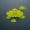 Cloud computing social abstract background concept