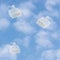 Cloud computing storage data security concept metaphor, bright blue summer sky cloudscape, vertical background, multiple ethernet