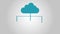 Cloud computing technology HD animation