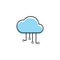 cloud computing vector icon