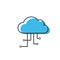 cloud computing vector icon