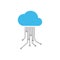 cloud computing vector icon