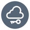 Cloud connectivity, cloud network Bold Outline Vector icon which can easily modified or edited