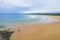 A cloud covered winters day at Broulee Beach