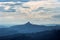 Cloud covers the mountain and cloud forest