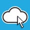 Cloud Cursor Arrow Icon