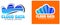 Cloud Data Storage Blue Logos