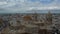 Cloud-enshrouded Cadiz cathedral close up: 4K Drone Vision, Spain