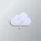 cloud faq, cloud support paper style, iocn. Grey color vector background