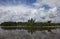 A cloud filled scenic in Everglades National Park, FL.