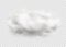 Cloud of fog, smoke, urban smog. Realistic isolated cloud on transparent background