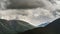 Cloud formation on mountains