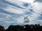 Cloud Formations in the Sky in Summer in August