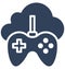 Cloud Gaming Isolated Vector Icon that can easily modify or edit.