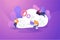 Cloud gaming vector illustration.