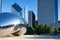 Cloud Gate, the famous public sculpture, Chicago, USA