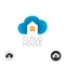 Cloud house logo.
