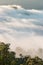 Cloud inversion above Gondwana rainforests in Australia