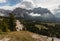 Cloud inversion in Puez-Geisler Nature Park, Dolomites